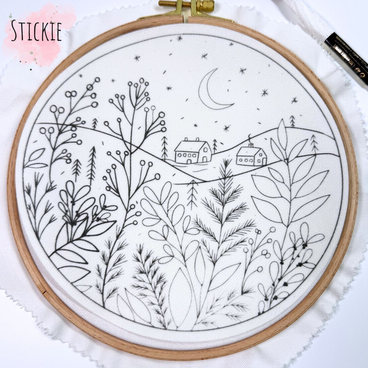 STICKIES "Verschneite Winterlandschaft"