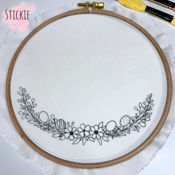 STICKIES "Kleine Frühlingsranke mit Ostereiern"