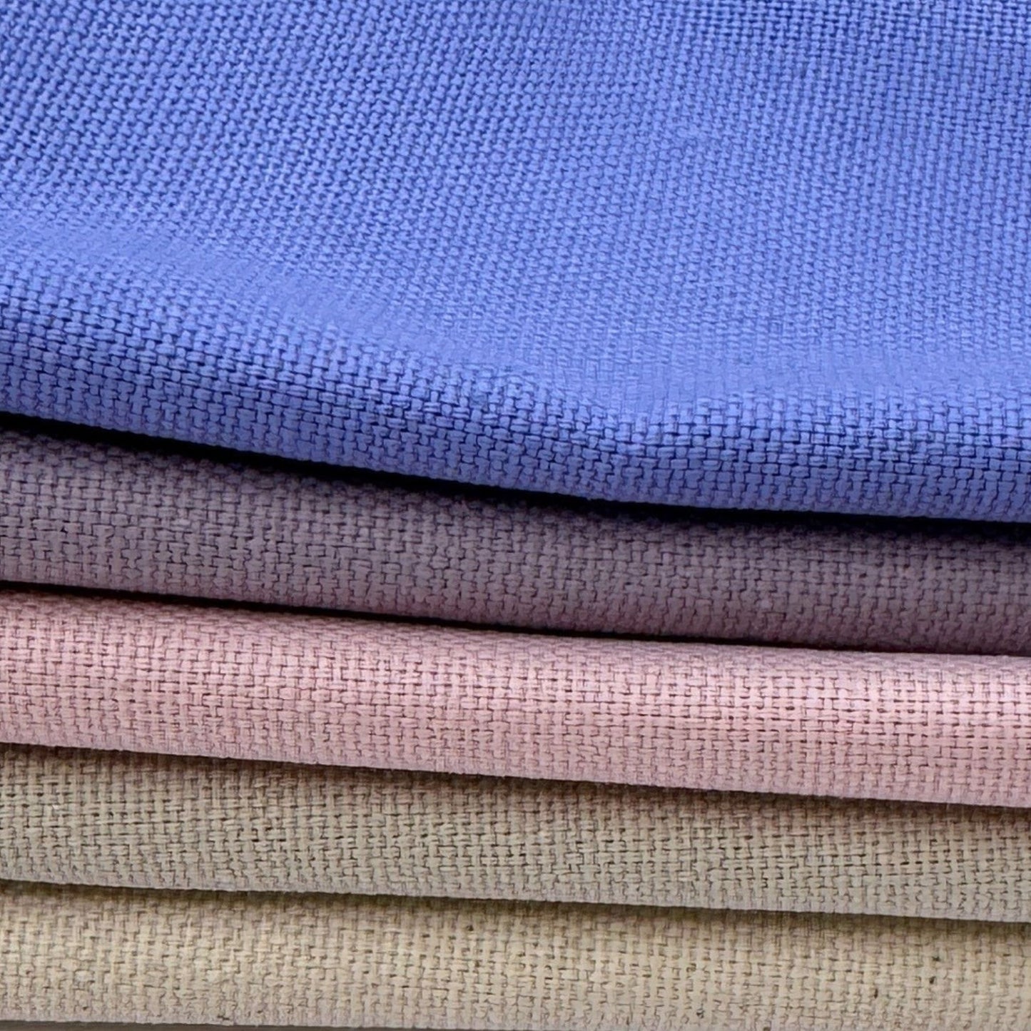 Stoff zum Sticken, Stoffpaket "Natur/Rosa/Lavendel"