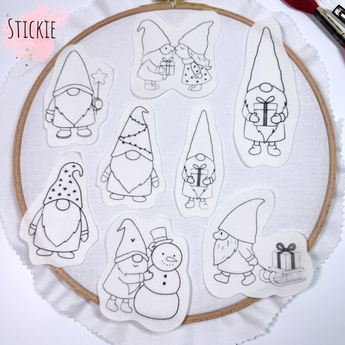 STICKIES "Weihnachtliche Gnome"