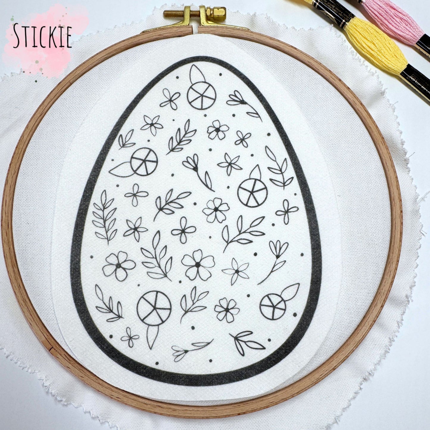 STICKIES "Florale Osterei"