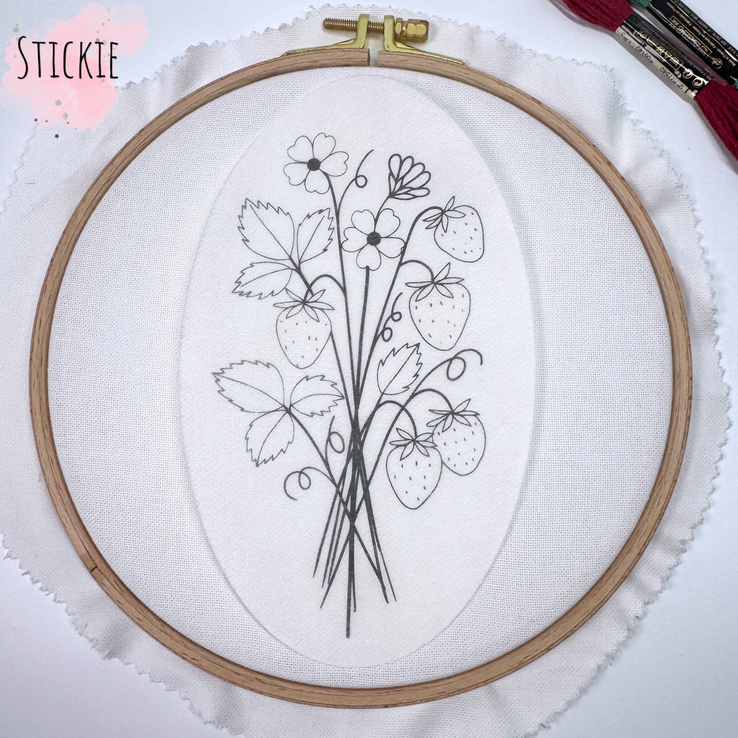 STICKIES "Erdbeerstrauß"