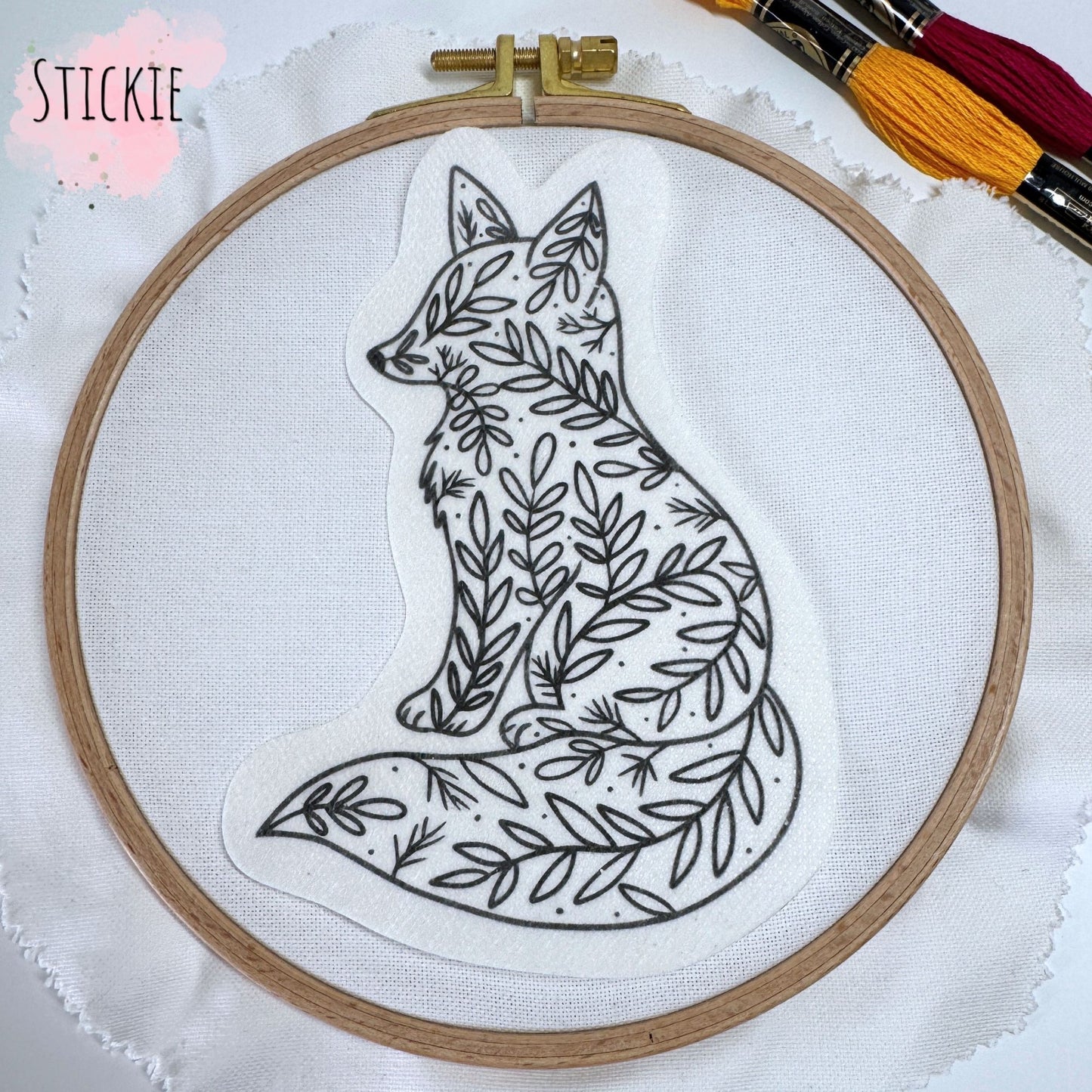 STICKIES "Floraler Fuchs"