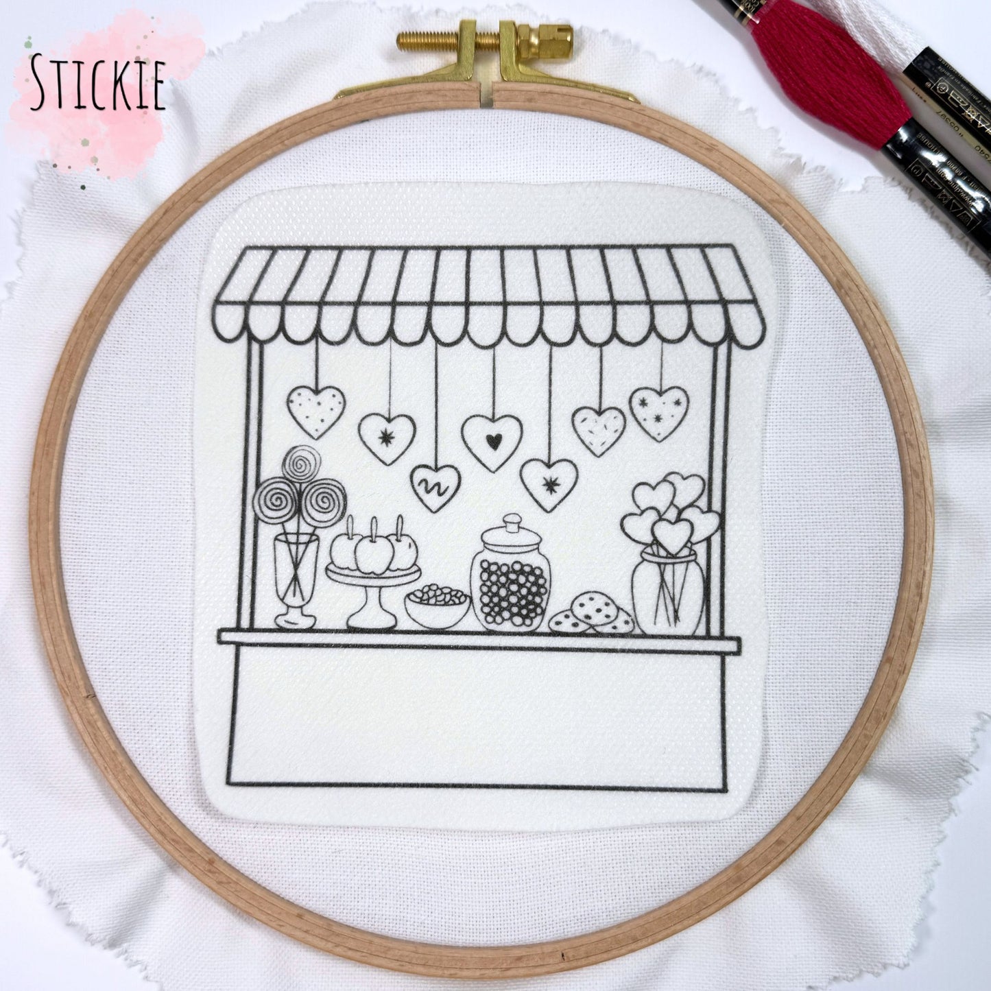 STICKIES "Süßigkeiten Weihnachtsmarktstand"