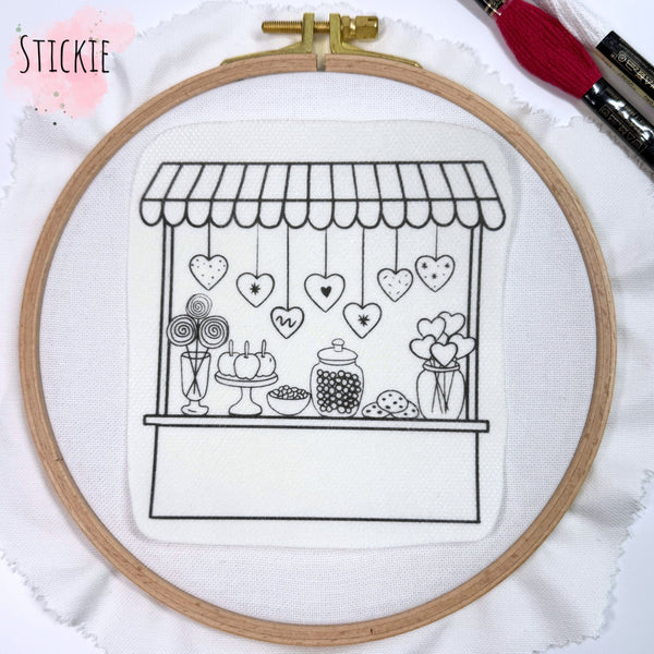 STICKIES "Süßigkeiten Weihnachtsmarktstand"