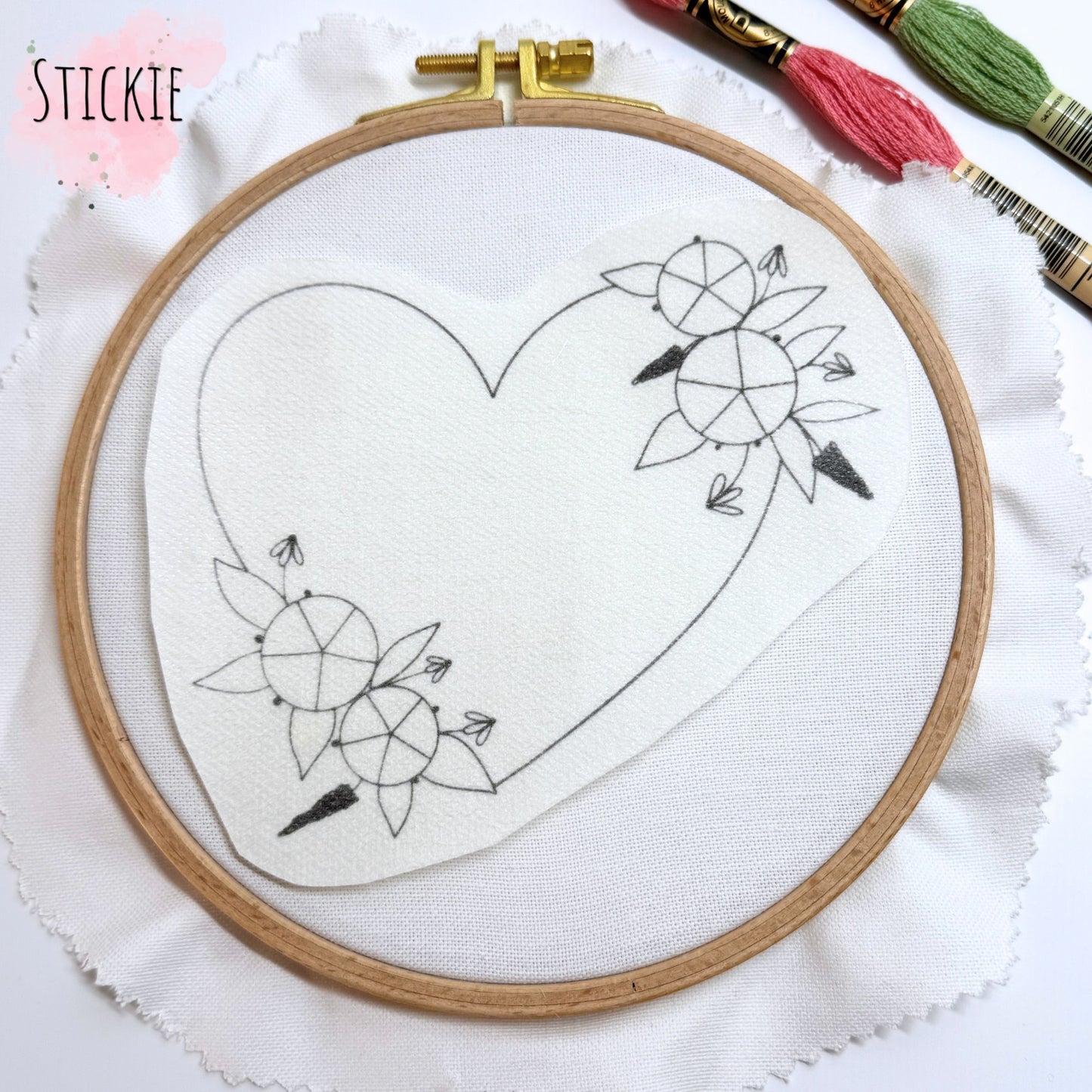 STICKIES "Kleines Blumenherz"