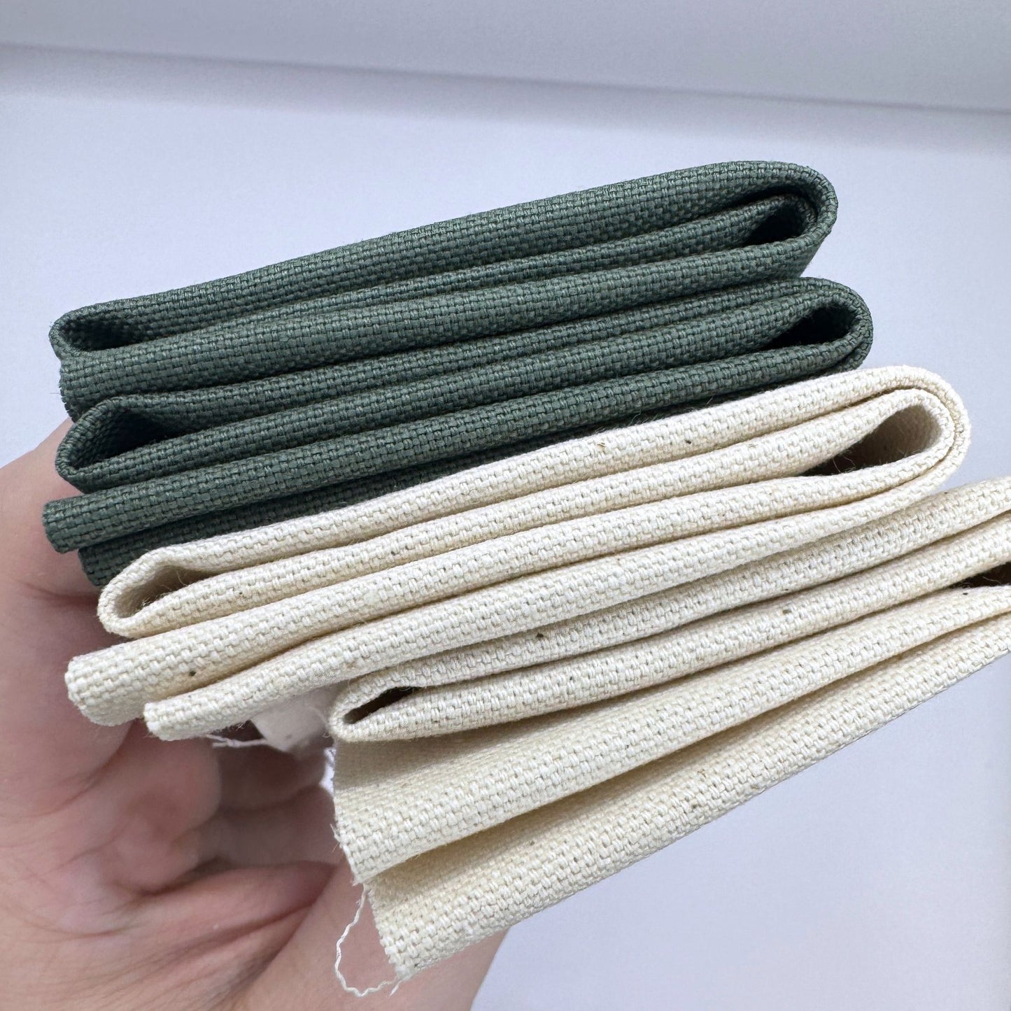 Stoff Paket zum Sticken, Stoff, Stoffpaket, Stoffpaket "Waldpilze", Stickstoff, Stickerei, Baumwollstoff zum Sticken, Stoffpaket zum Sticken