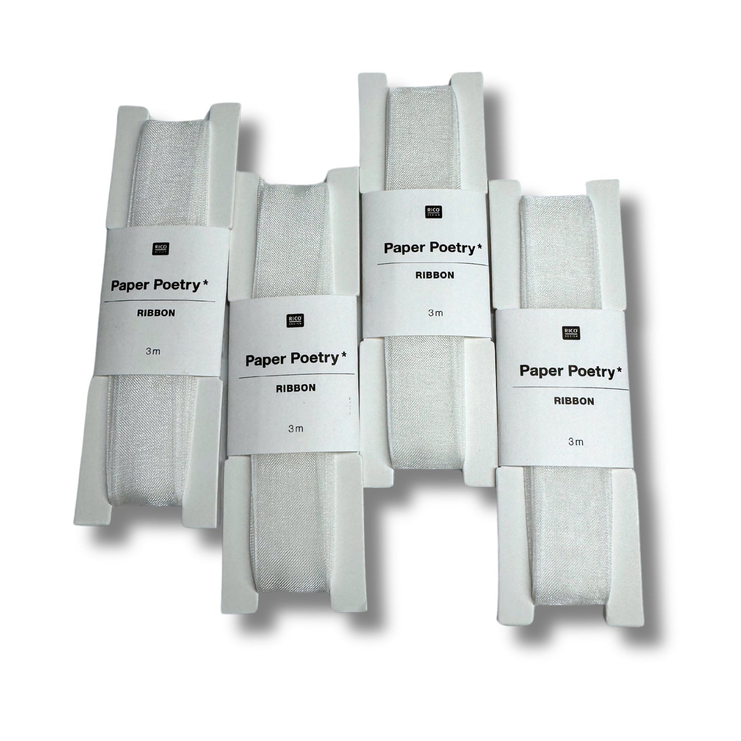 Ringkissen, Schleifenband, Band für Ringkissen, Organzaband in "Weiß"