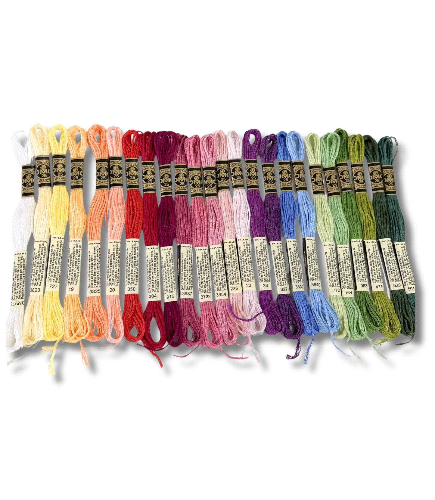 Stickgarn, Stickgarnset, Garn zum Sticken, Stickset, "Floral"