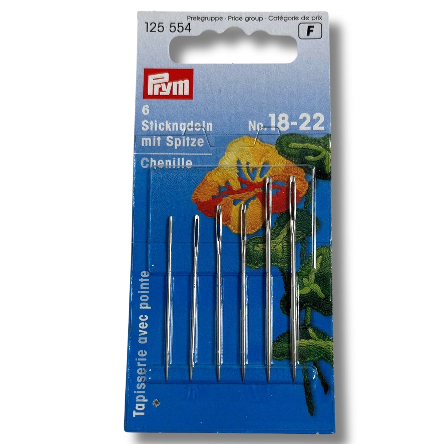 Sticknadeln, Nadelset, Sticknadeln für Anfänger, Spitze Nadeln, Sticknadel 18-22