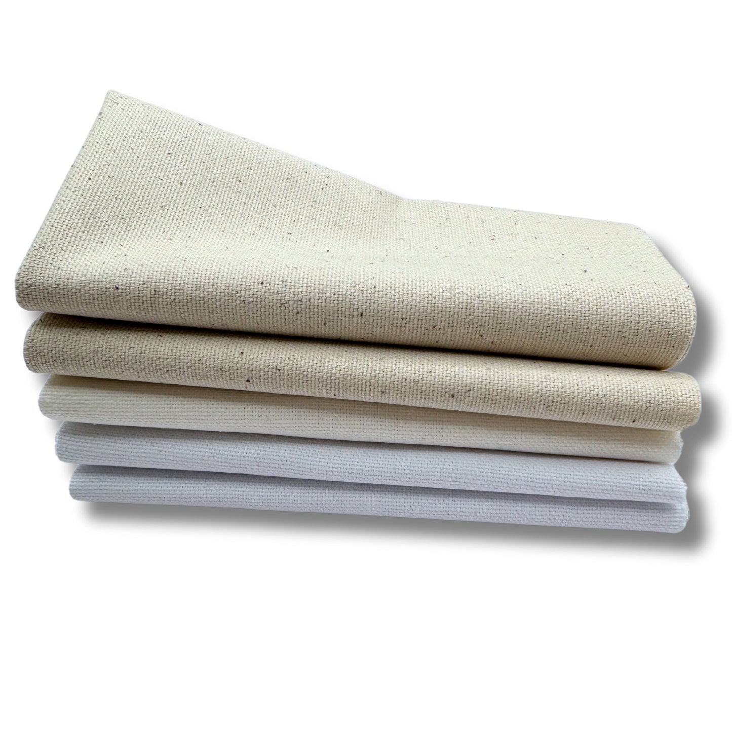 Stoff Paket zum Sticken, Stoffpaket "Weiß" (NEUE CHARGE)