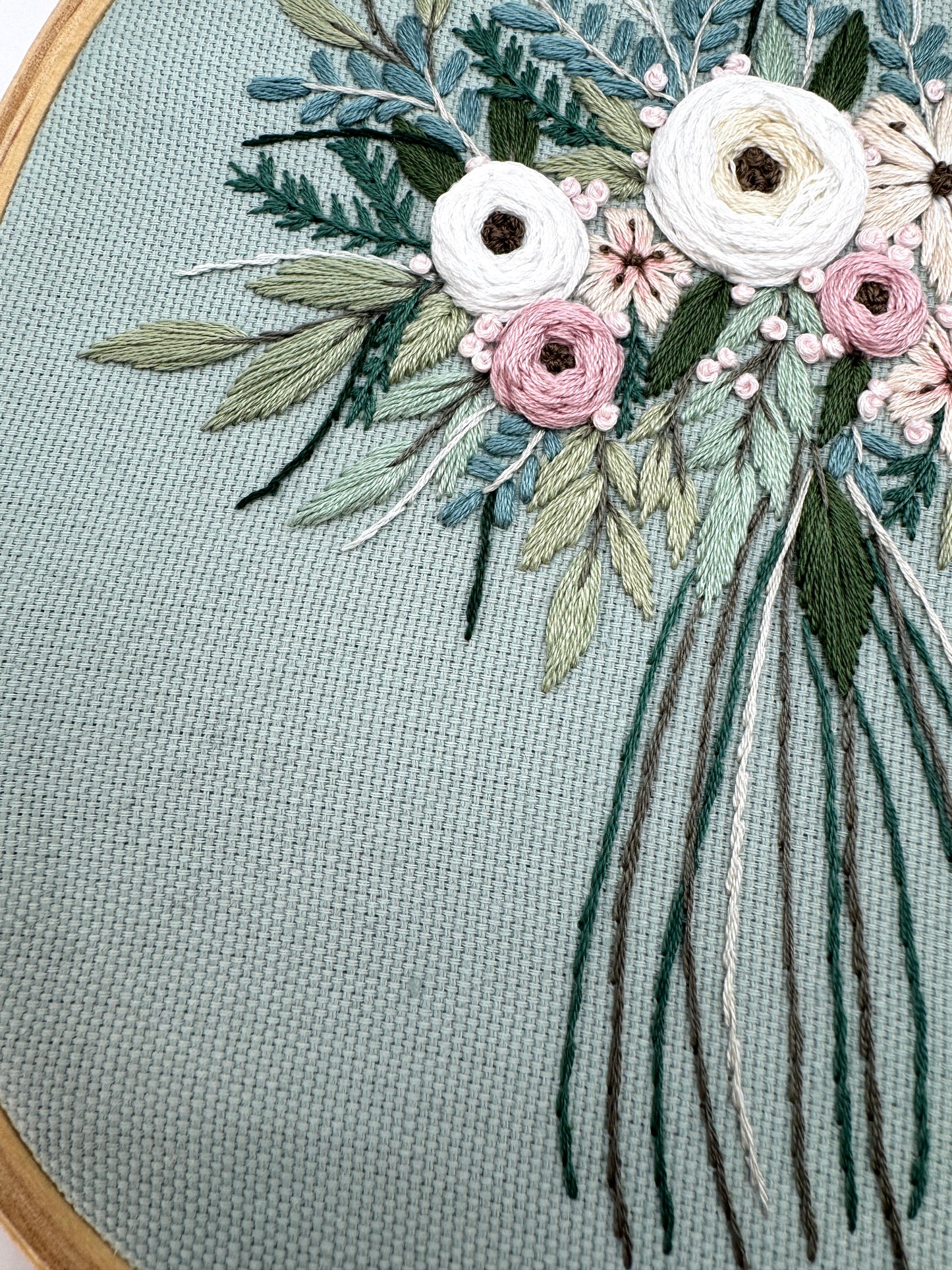 Stickkit, Stickset, Set zum Sticken, Anleitung zum Sticken, Blumenstrauß sticken, Sticken