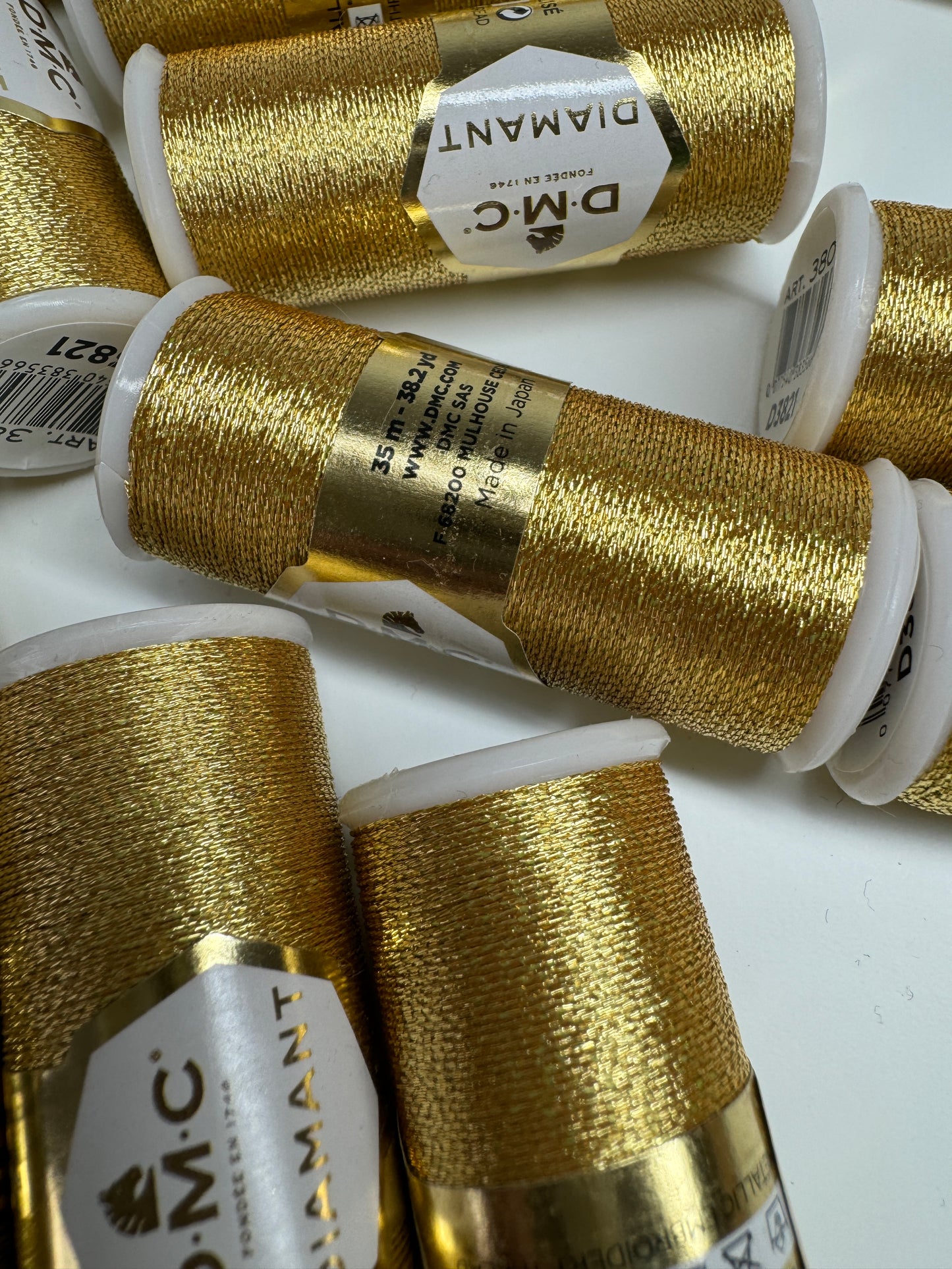 Metall Stickgarn, DMC Diamant, Garn "Gold"