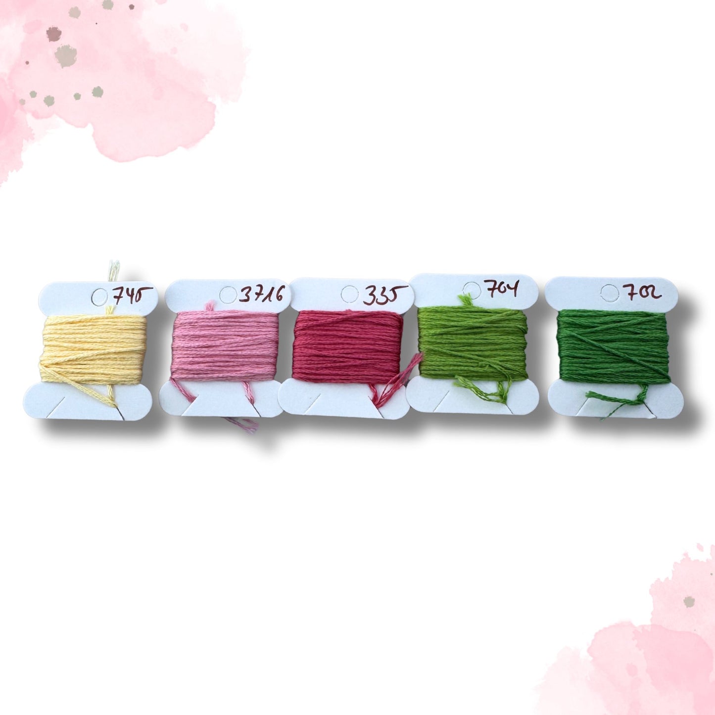 Shop Goodie Mini Stickgarn Palette #3 "Meadow Blush" Geschenkartikel nur bei Bestellungen ab 50 €, nicht einzeln bestellbar