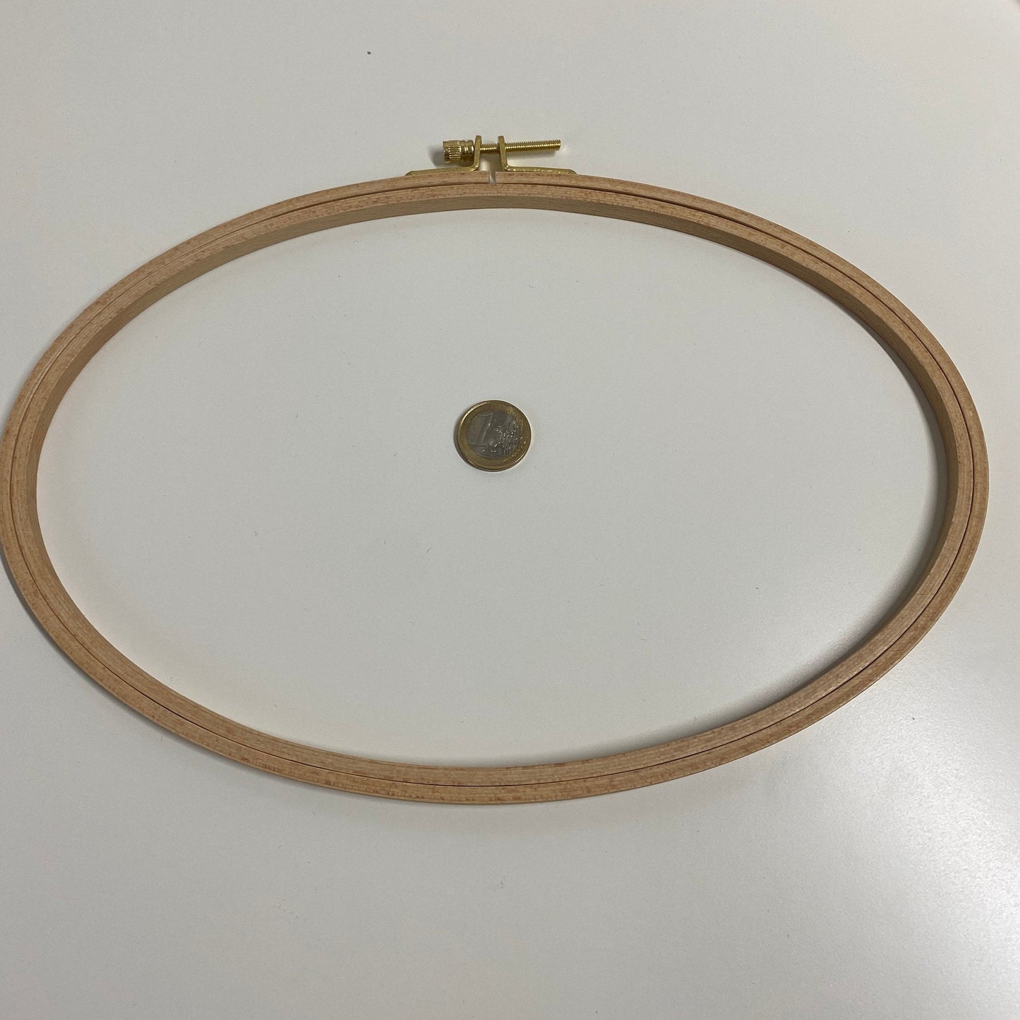 XL Stickring Oval, Stickrahmen Oval, Stickring 19,5 cm x 29,7 cm, Stickring Oval