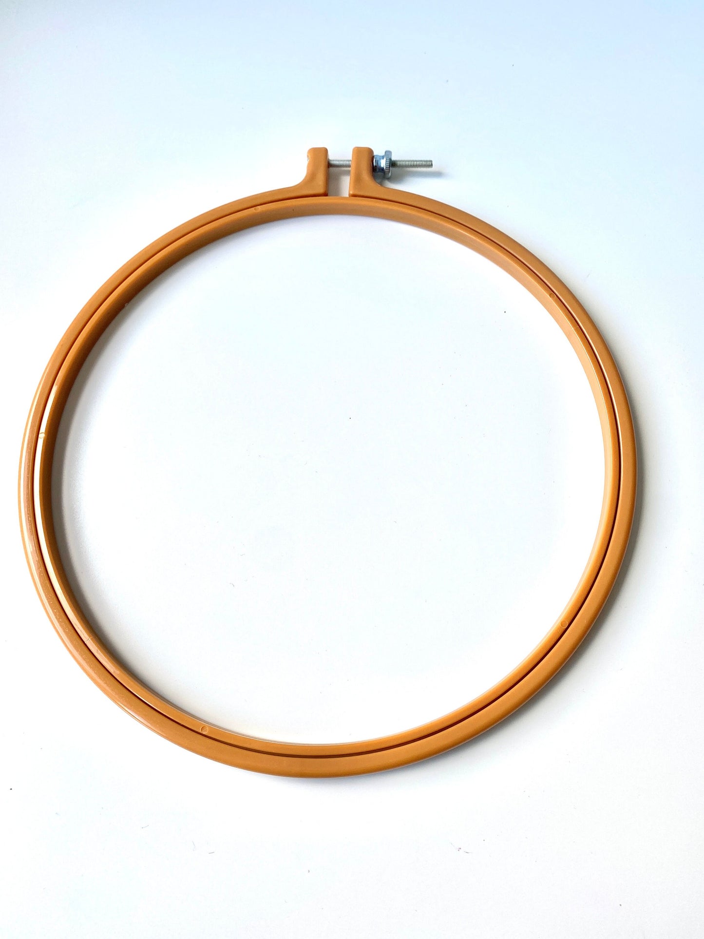 Stickring 22,8 cm, Stickrahmen Senf, Stickrahmen, Stickrahmen mit Schraube, Modern Embroidery, Sticken, Bunte Stickrahmen