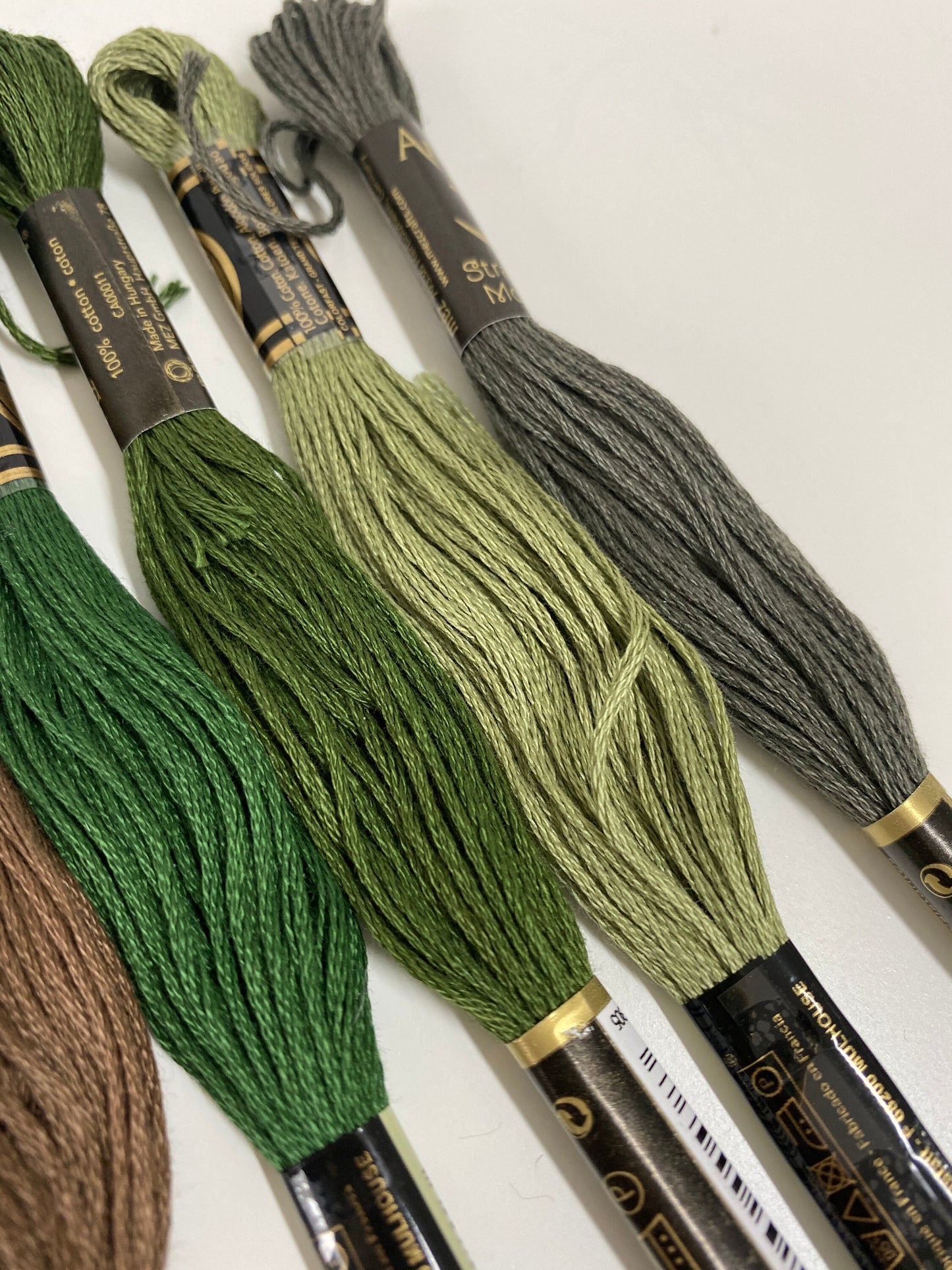Stickgarn Garnpalette "Herbst", Sticktwist, Garn zum Sticken, Stickgarnset