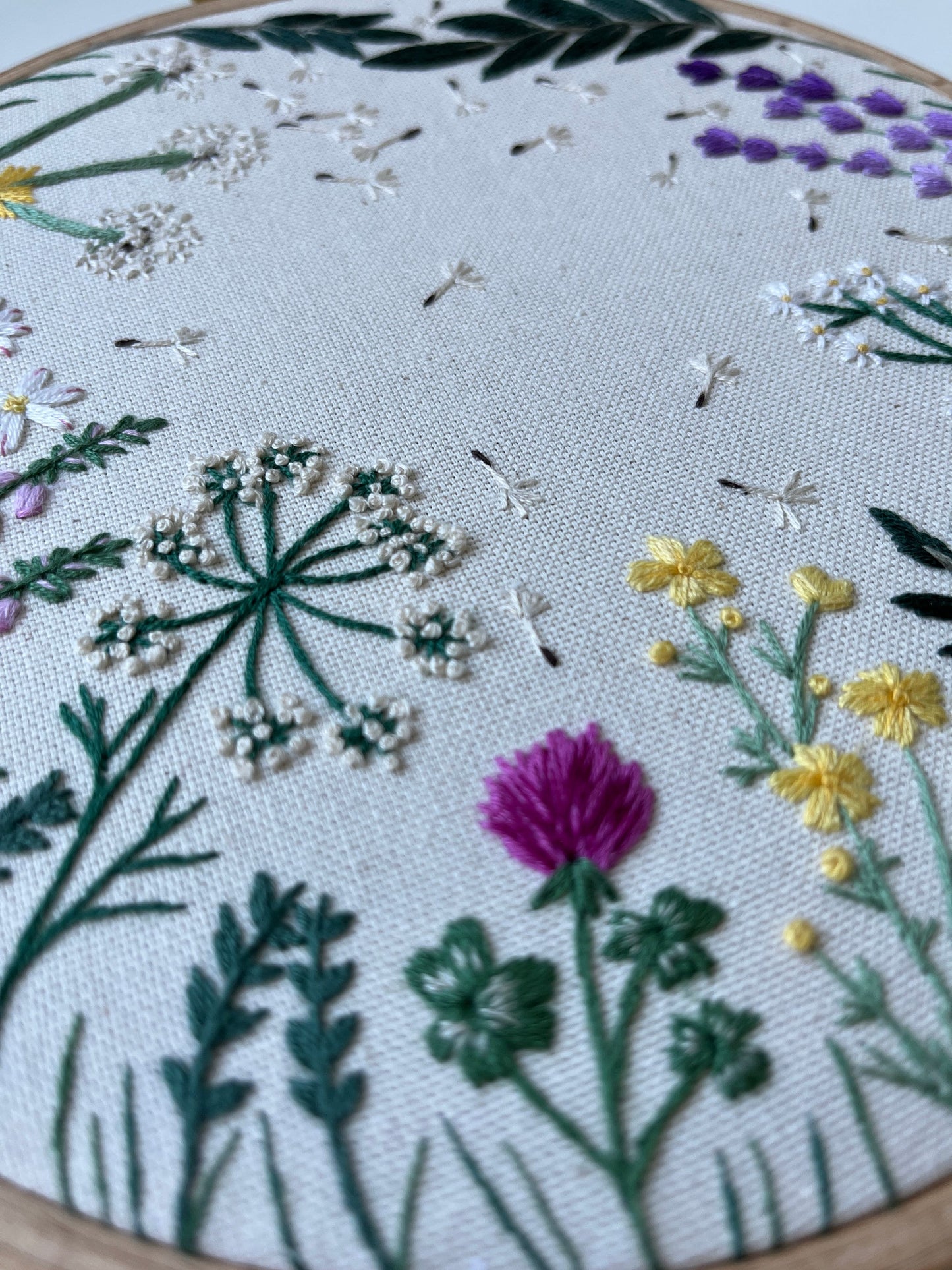 Stickkit, „Wildblumenwiese“, Stickset Wildblumen