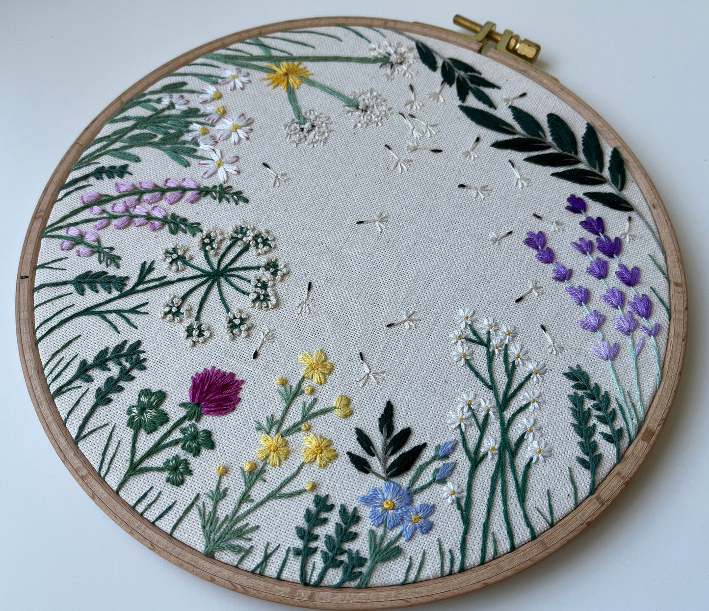 Stickkit, „Wildblumenwiese“, Stickset Wildblumen