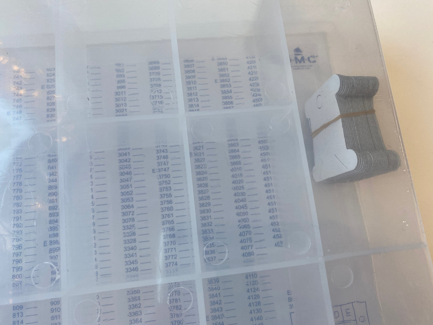 DMC Garnbox, DMC Box, Stickgarn Box, Stickgarn Aufbewahrung