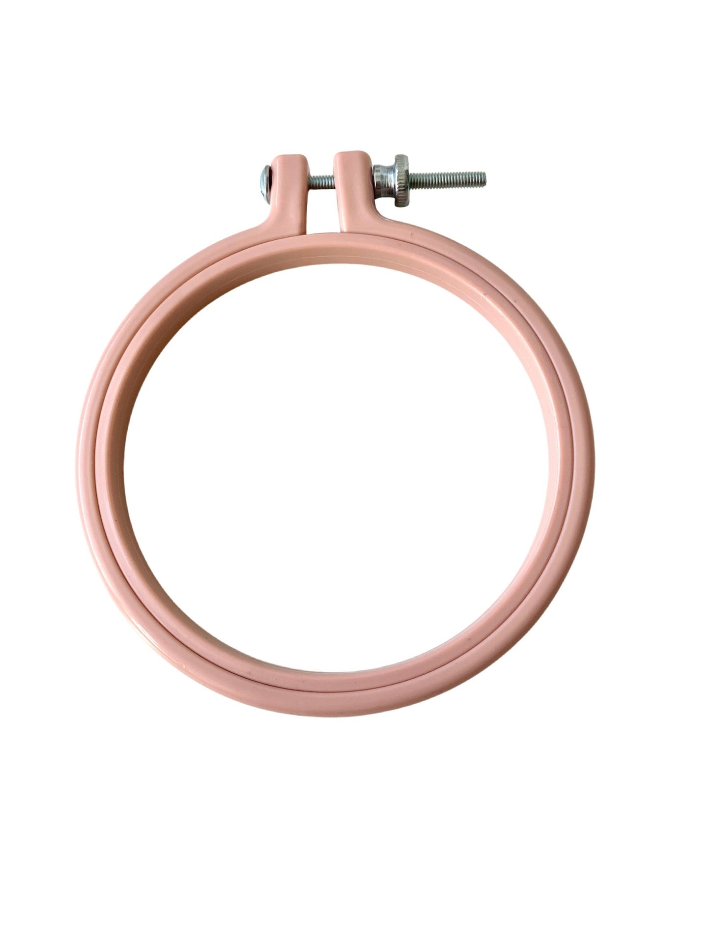 Stickring 10,1 cm, Stickrahmen "Rosa", Stickrahmen, Stickrahmen mit Schraube, Sticken, Bunter Stickring