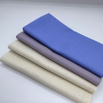 Stoff zum Sticken, Stoffpaket "Natur/Pastellflieder/Lavendel"