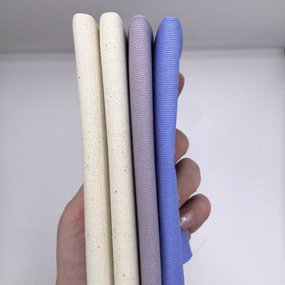 Stoff zum Sticken, Stoffpaket "Natur/Pastellflieder/Lavendel"