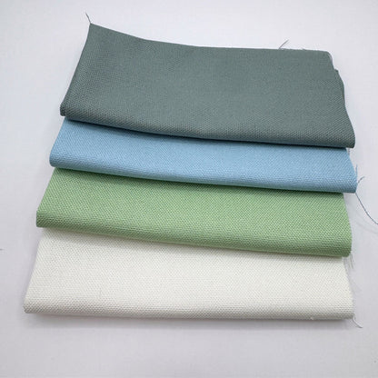 Stoff zum Sticken, Stoffpaket "Mint/Eukalyptus/Blau"