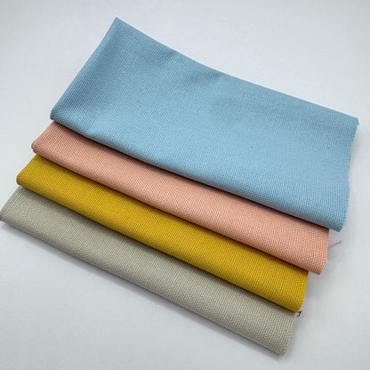 Stoff zum Sticken, Stoffpaket "Hellblau/Beige/Pfirsich"