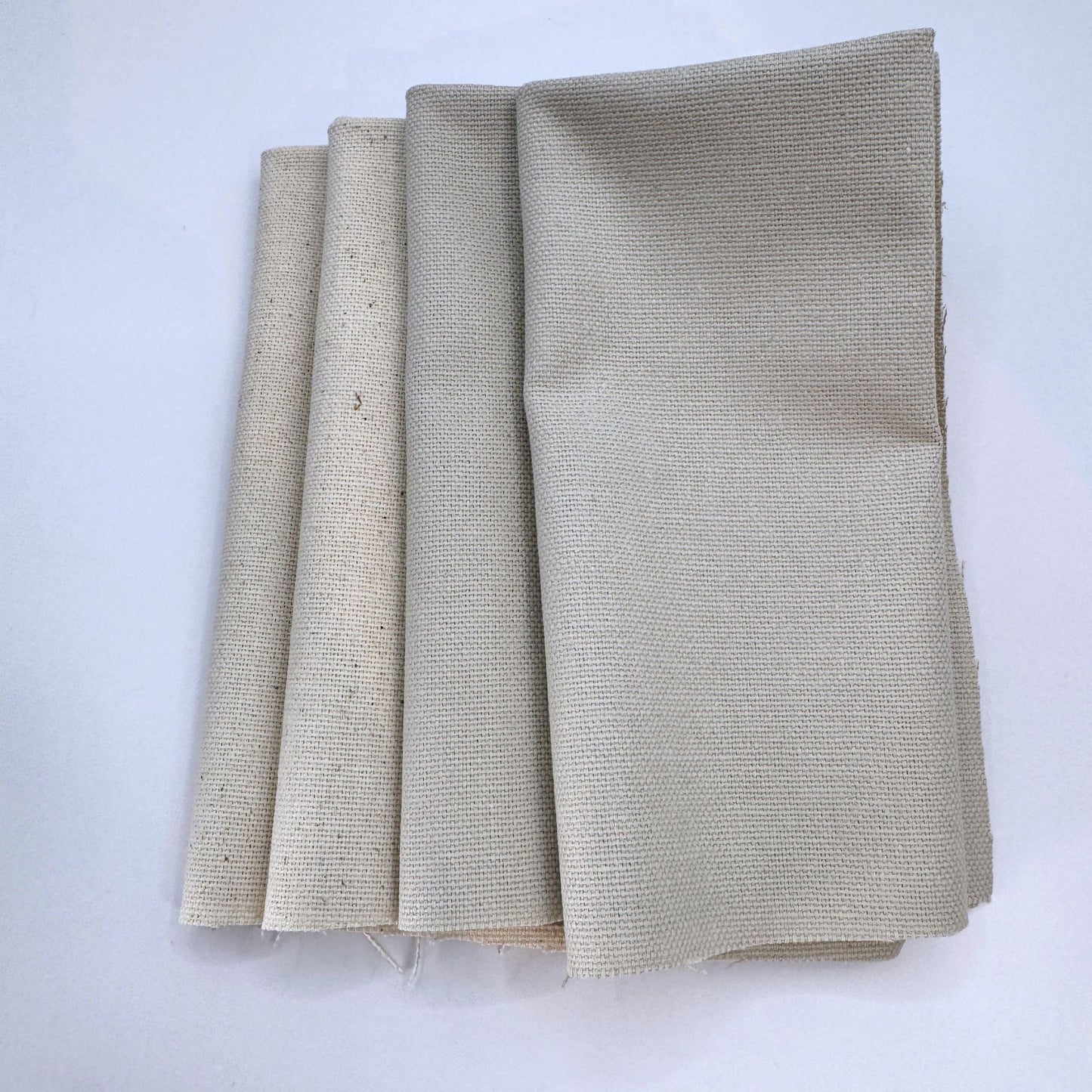 Stoff zum Sticken, Stoffpaket "Natur/Beige"