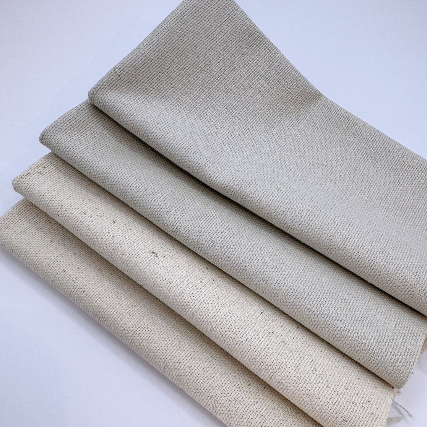 Stoff zum Sticken, Stoffpaket "Natur/Beige"