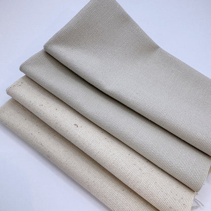 Stoff zum Sticken, Stoffpaket "Natur/Beige"
