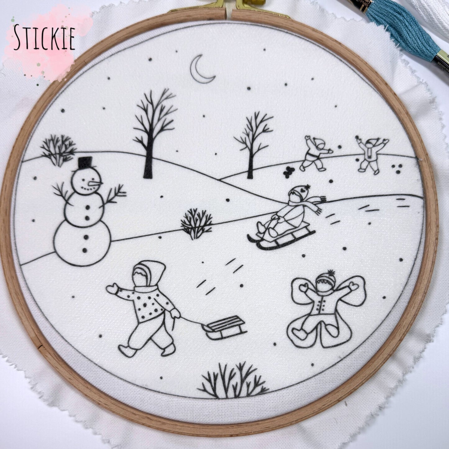 STICKIES "Wintertag im Schnee"