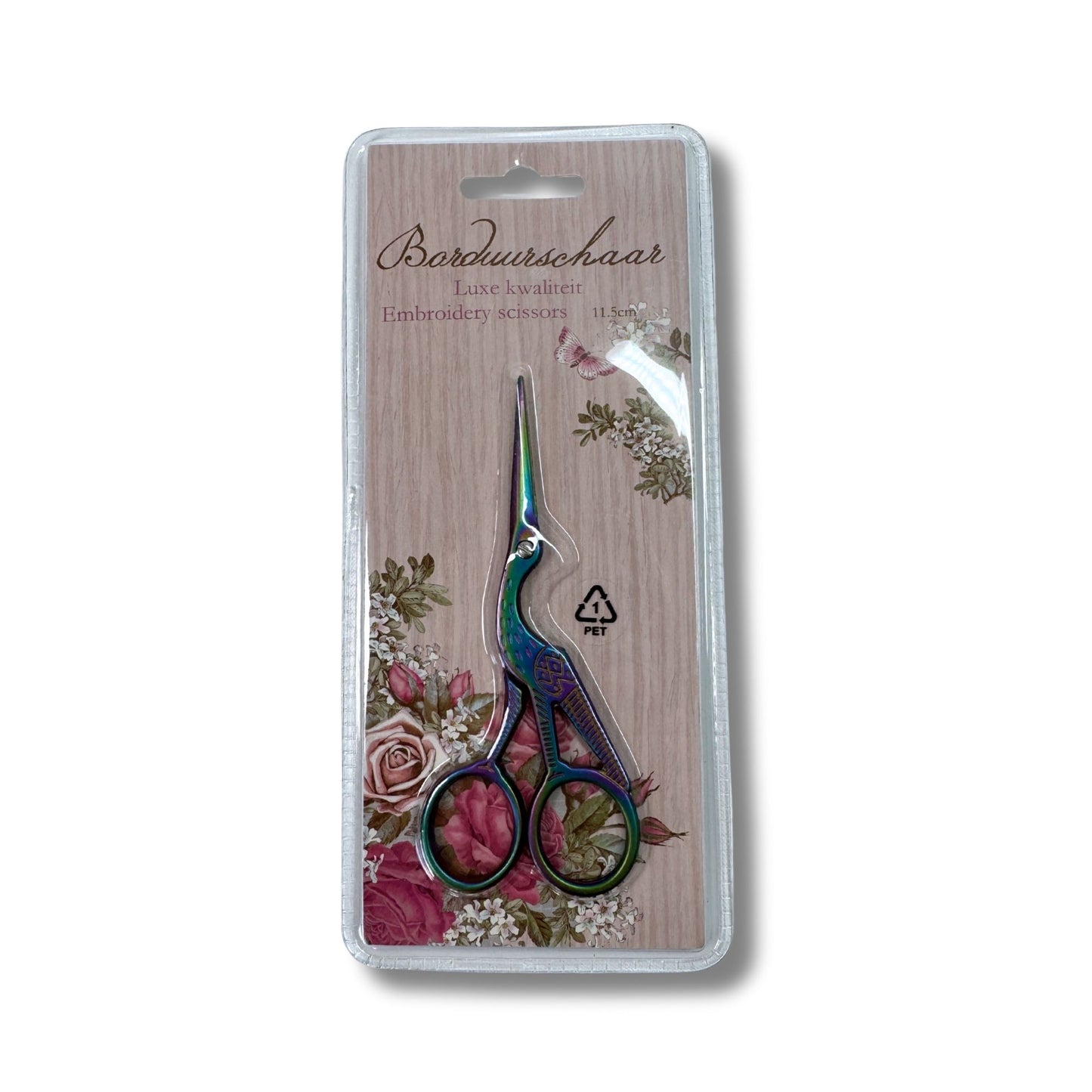 Stickschere "Regenbogen-Metallic"