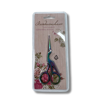 Stickschere "Regenbogen-Metallic"