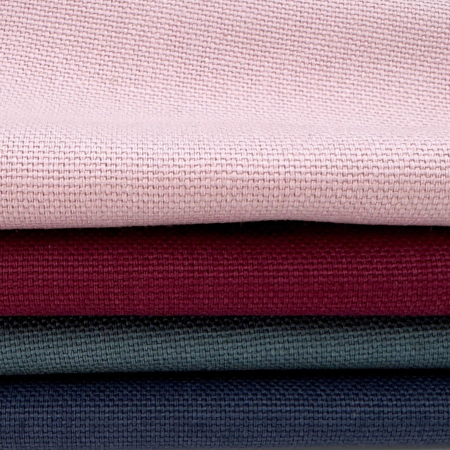 Stoff zum Sticken, Stoffpaket "Rosa/Beere/Schieferblau"