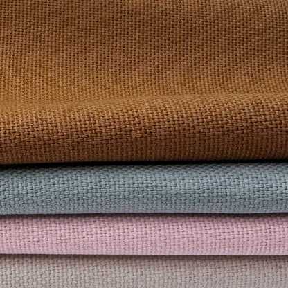 Stoff zum Sticken, Stoffpaket "Eukalyptus/Zimt/Rosa"