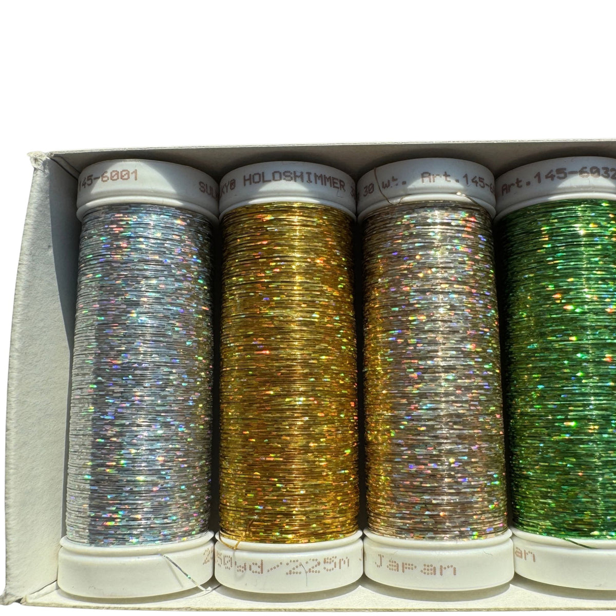 Holo Schimmer Stickgarn 6er Set "Bestseller"