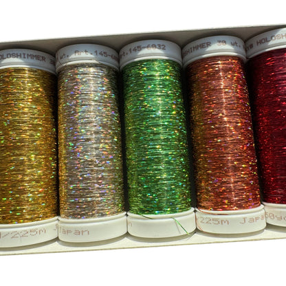 Holo Schimmer Stickgarn 6er Set "Bestseller"