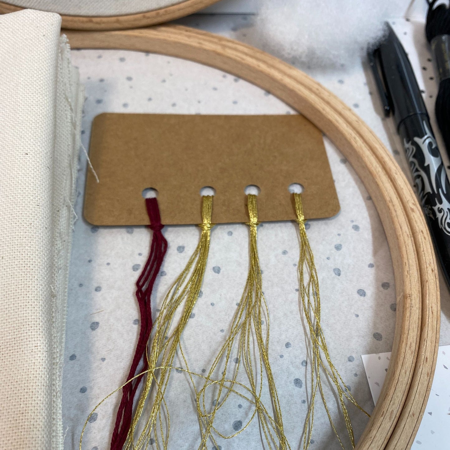 Stickkit "Skandi Häuser", Set zum Sticken