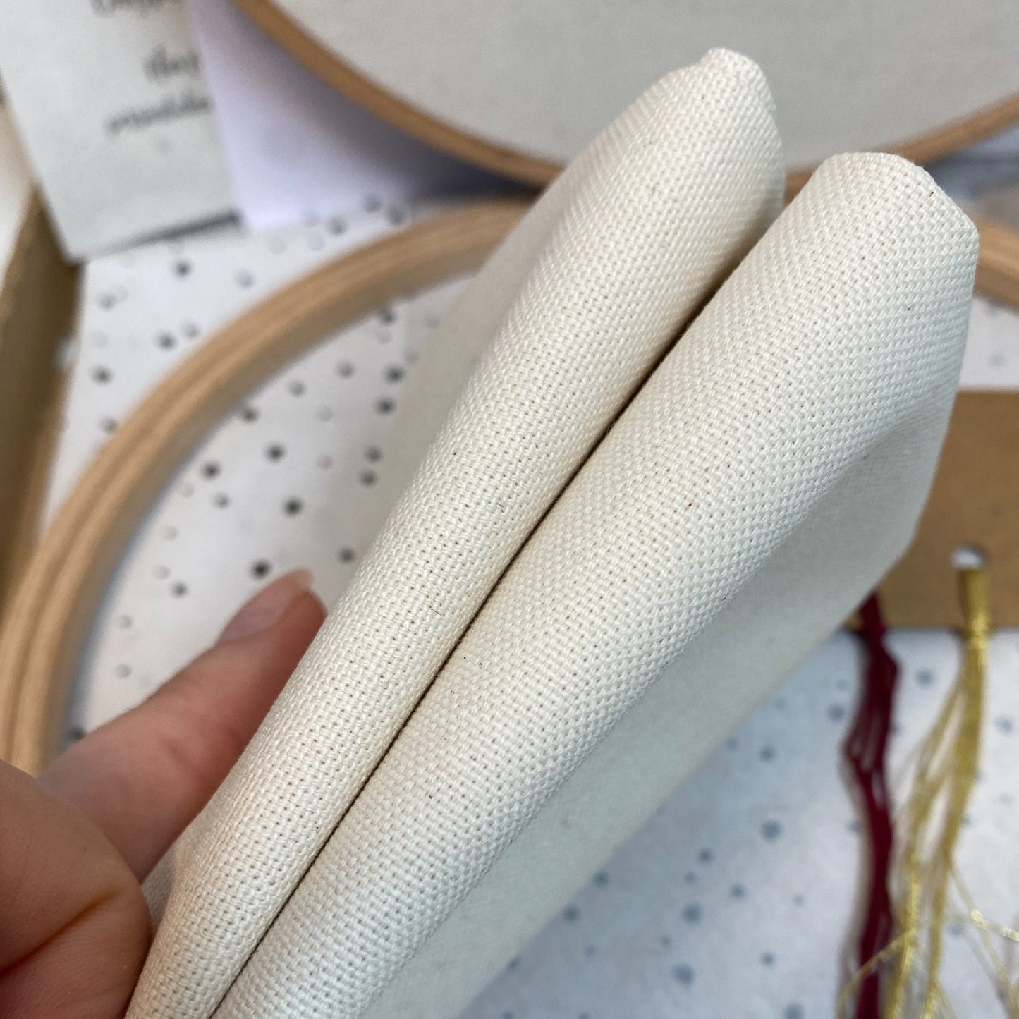 Stickkit "Skandi Häuser", Set zum Sticken