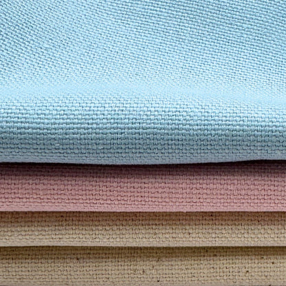 Stoff zum Sticken, Stoffpaket "Himmelblau/Natur/Rosa"