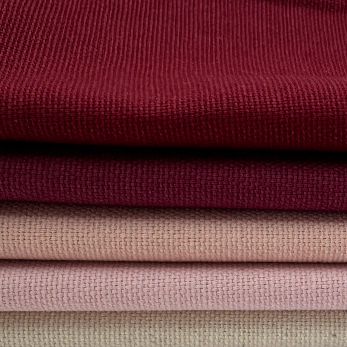 Stoff zum Sticken, Stoffpaket "Rosa/Bordeaux/Beere"