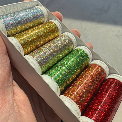 Holo Schimmer Stickgarn 6er Set "Bestseller"
