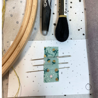 Stickkit "Skandi Häuser", Set zum Sticken