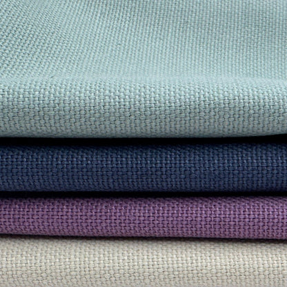 Stoff zum Sticken, Stoffpaket "Eukalyptus/Schieferblau/Beige"