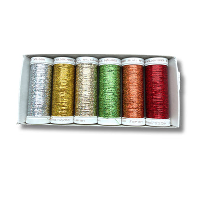 Holo Schimmer Stickgarn 6er Set "Bestseller"