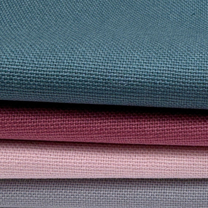 Stoff zum Sticken, Stoffpaket "Rosenholz/Ozeangrün/Grau"