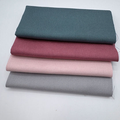 Stoff zum Sticken, Stoffpaket "Rosenholz/Ozeangrün/Grau"