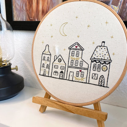 Stickkit "Skandi Häuser", Set zum Sticken